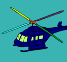Dibujo Helicóptero  pintado por vghjuy