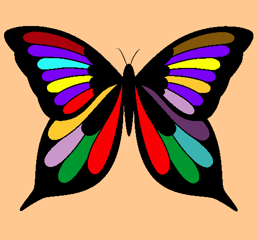 Dibujo Mariposa 8 pintado por maikoluc