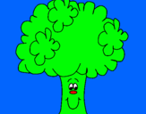 Dibujo Brócoli pintado por amor10