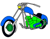 Dibujo Moto pintado por Enzotriple