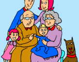 Dibujo Familia pintado por txanahy