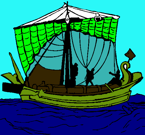 Dibujo Barco romano pintado por Sherryell