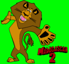 Dibujo Madagascar 2 Alex 2 pintado por perro123