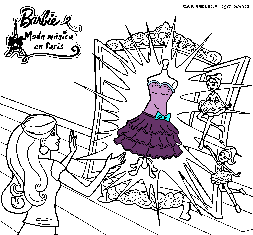 El vestido mágico de Barbie