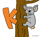 Dibujo Koala pintado por aNIBAL