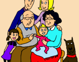 Dibujo Familia pintado por maiderv34