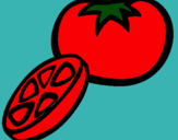 Dibujo Tomate pintado por jave6t