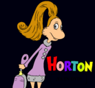 Dibujo Horton - Sally O'Maley pintado por chorrio