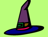 Dibujo Sombrero de bruja pintado por irvchd