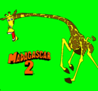 Dibujo Madagascar 2 Melman 2 pintado por MADAGASCAR