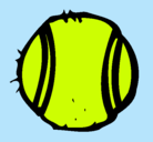 Dibujo Pelota de tenis pintado por pablo25