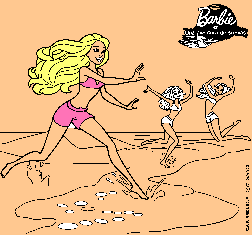 Barbie de regreso a la playa