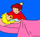 Dibujo La princesa durmiente y el príncipe pintado por milim