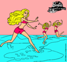 Dibujo Barbie de regreso a la playa pintado por evita99
