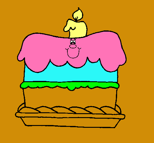 Pastel de cumpleaños