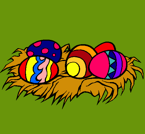 Dibujo Huevos de pascua II pintado por alimarch