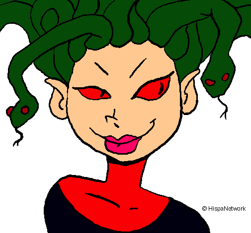 Mujer medusa