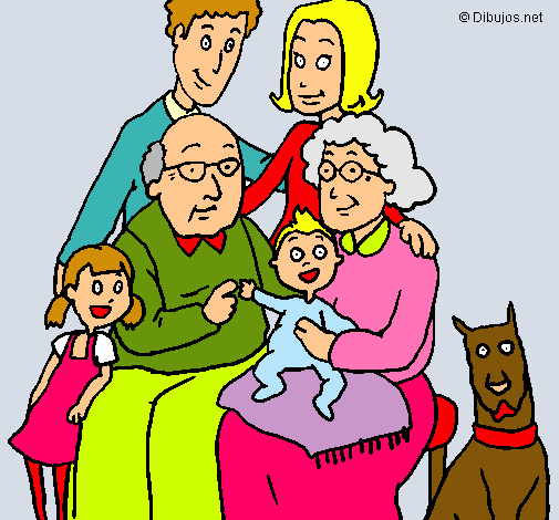 Dibujo Familia pintado por solnoe