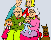 Dibujo Familia pintado por solnoe