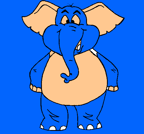 Elefante contento