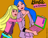 Dibujo El nuevo portátil de Barbie pintado por lilakanti