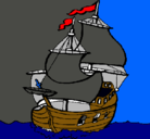 Dibujo Barco pintado por JEREMIAS6