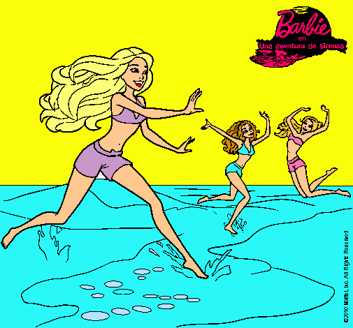 Barbie de regreso a la playa