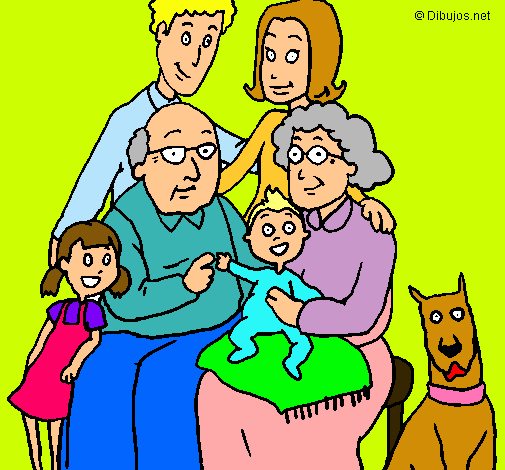 Dibujo Familia pintado por Lolitarce