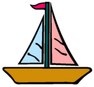 Dibujo Barco velero pintado por lilolan