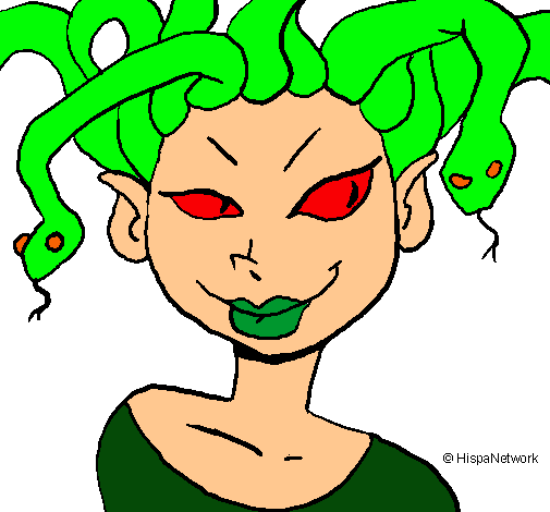 Mujer medusa