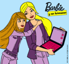 Dibujo El nuevo portátil de Barbie pintado por aryehy