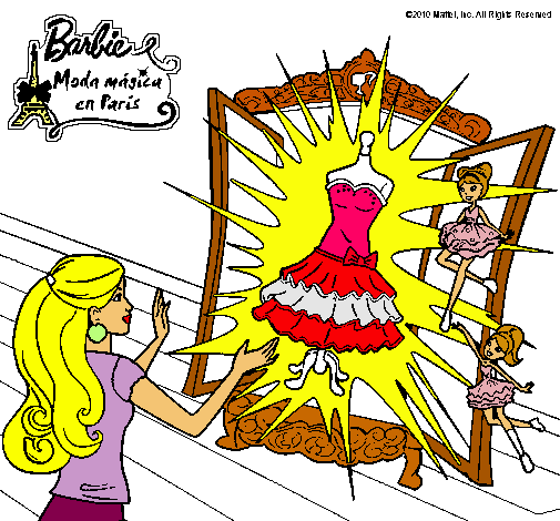 El vestido mágico de Barbie