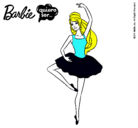 Dibujo Barbie bailarina de ballet pintado por fhghhg