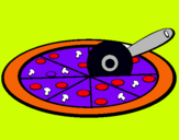 Dibujo Pizza pintado por kakkakad 