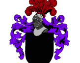 Dibujo Escudo de armas y casco pintado por MARCOSFIDELS