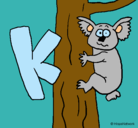 Dibujo Koala pintado por maia5