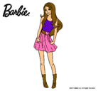 Dibujo Barbie veraniega pintado por irenuchiXD