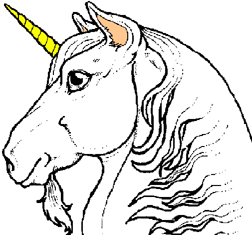 Cabeza de unicornio