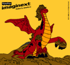 Dibujo Imaginext 9 pintado por huguicio