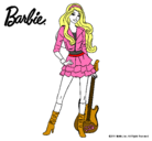 Dibujo Barbie rockera pintado por 33662091