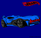 Dibujo Hot Wheels 3 pintado por er-ale