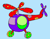 Dibujo Helicóptero adornado pintado por nikolass