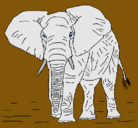 Dibujo Elefante pintado por anthonio