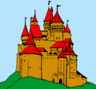 Dibujo Castillo medieval pintado por 8341