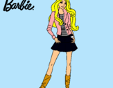 Dibujo Barbie juvenil pintado por cloe127