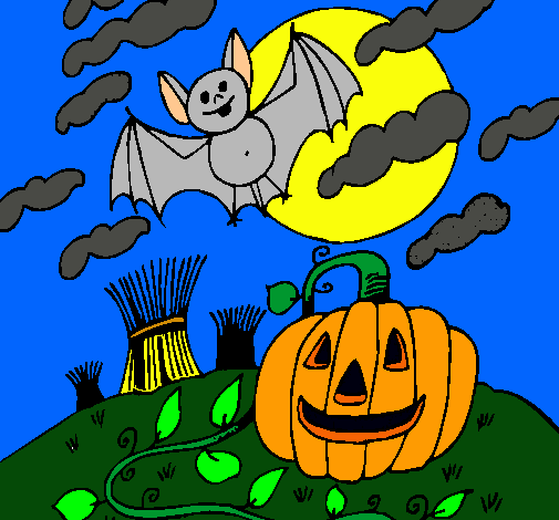 Paisaje de Halloween