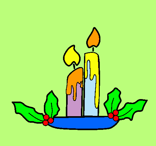 Velas de navidad