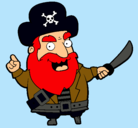 Dibujo Pirata pintado por geriital