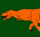 Dibujo Tiranosaurio rex pintado por jjjjjjjjmmmm