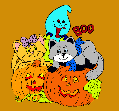 Dibujo Halloween pintado por Oinsu